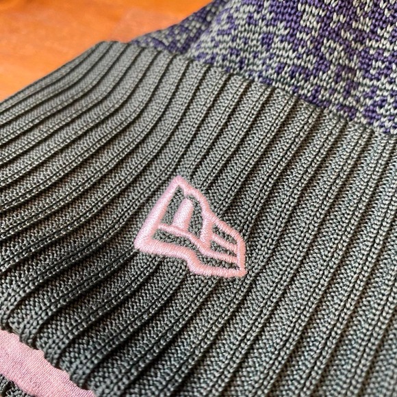 Utah Jazz NBA New Era Green and Blue Lined Beanie Winter Hat NWOT Size OSFM - Picture 3 of 5